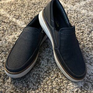 Skechers Moreno - Welmer Casual Memory Slip-On Loafer Shoes –Navy – Men’s Size 9